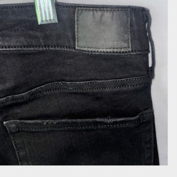 Aeropostale High Rise Skinny Jeggings Size 8 Distressed Grunge Punk Streetwear - Picture 5 of 10